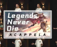 【阿卡贝拉】新人UP主100%翻唱战歌《Legends Never Die》仅凭一张嘴！