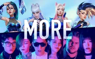 【英雄联盟LOL】KDA女团三首热单串烧|“阿卡”丽与男版Seraphine(MORE+THE BADDEST+POP/STARS)