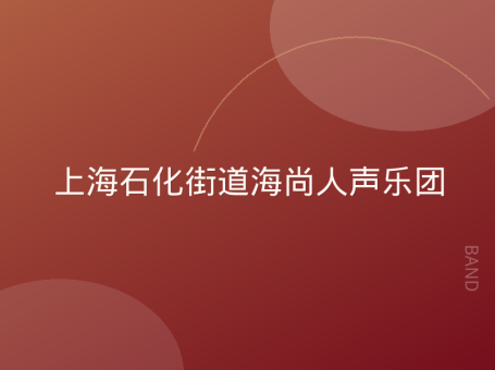 上海石化街道海尚人声乐团